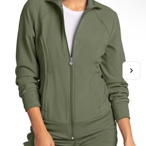 Olive Women's Zip-Up Jacket